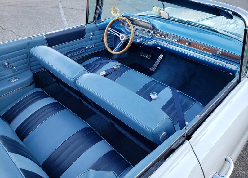 1960 Pontiac Bonneville Convertible - Tri-power - Shelltone White