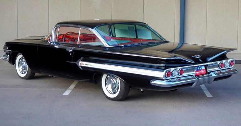 1960 Chevy Impala Sport Coupe Tuxedo Black 348 V8